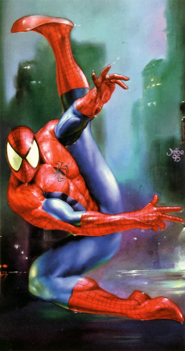 Spidey In The Rain